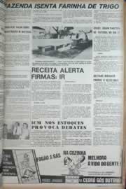 Página do jornal Correio do Ceará de abril de 1972