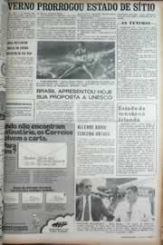 Página do jornal Correio do Ceará de abril de 1972