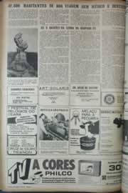 Página do jornal Correio do Ceará de abril de 1972