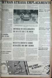 Página do jornal Correio do Ceará de abril de 1972