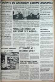Página do jornal Correio do Ceará de abril de 1972