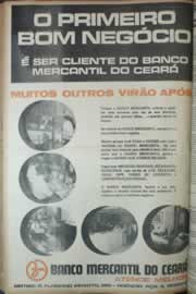Página do jornal Correio do Ceará de abril de 1972