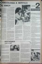 Página do jornal Correio do Ceará de abril de 1972