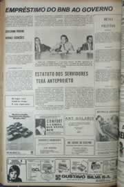 Página do jornal Correio do Ceará de abril de 1972