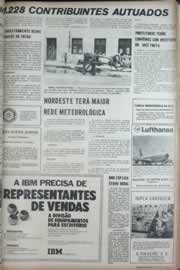 Página do jornal Correio do Ceará de abril de 1972