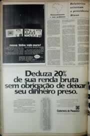 Página do jornal Correio do Ceará de abril de 1972