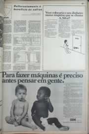 Página do jornal Correio do Ceará de abril de 1972