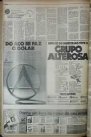 Página do jornal Correio do Ceará de abril de 1972