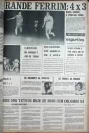 Página do jornal Correio do Ceará de abril de 1972