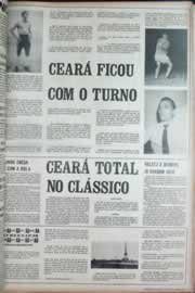 Página do jornal Correio do Ceará de abril de 1972