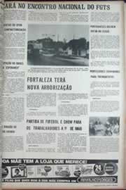 Página do jornal Correio do Ceará de abril de 1972