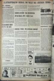 Página do jornal Correio do Ceará de abril de 1972