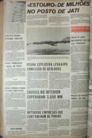 Página do jornal Correio do Ceará de abril de 1972