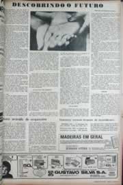 Página do jornal Correio do Ceará de abril de 1972