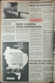 Página do jornal Correio do Ceará de abril de 1972
