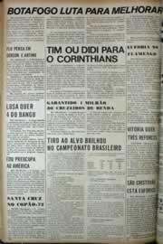 Página do jornal Correio do Ceará de abril de 1972