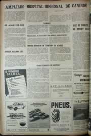 Página do jornal Correio do Ceará de abril de 1972