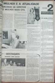 Página do jornal Correio do Ceará de abril de 1972