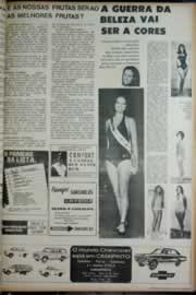 Página do jornal Correio do Ceará de maio de 1972