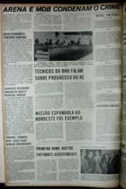 Página do jornal Correio do Ceará de maio de 1972