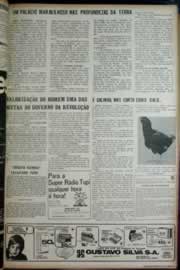 Página do jornal Correio do Ceará de maio de 1972
