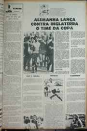 Página do jornal Correio do Ceará de maio de 1972