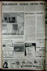 Página do jornal Correio do Ceará de maio de 1972
