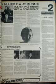 Página do jornal Correio do Ceará de maio de 1972