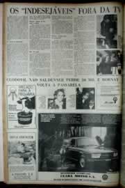 Página do jornal Correio do Ceará de maio de 1972