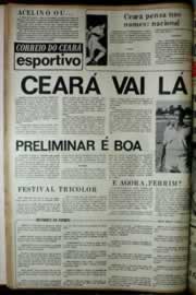 Página do jornal Correio do Ceará de maio de 1972