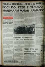 Página do jornal Correio do Ceará de maio de 1972