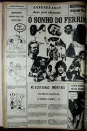 Página do jornal Correio do Ceará de maio de 1972