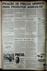 Página do jornal Correio do Ceará de maio de 1972