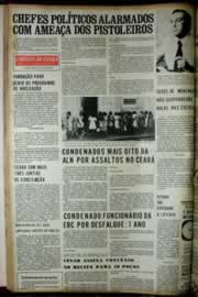 Página do jornal Correio do Ceará de maio de 1972