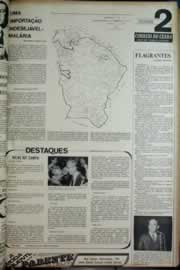 Página do jornal Correio do Ceará de maio de 1972