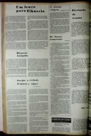 Página do jornal Correio do Ceará de maio de 1972