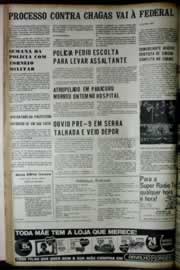 Página do jornal Correio do Ceará de maio de 1972
