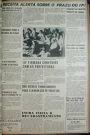 Página do jornal Correio do Ceará de maio de 1972