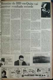 Página do jornal Correio do Ceará de maio de 1972
