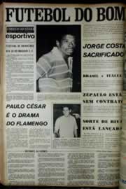 Página do jornal Correio do Ceará de maio de 1972
