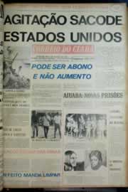 Página do jornal Correio do Ceará de maio de 1972
