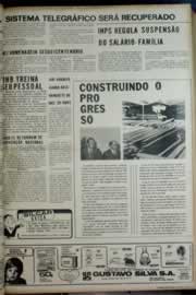 Página do jornal Correio do Ceará de maio de 1972
