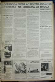 Página do jornal Correio do Ceará de maio de 1972