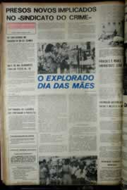 Página do jornal Correio do Ceará de maio de 1972