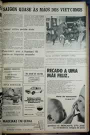 Página do jornal Correio do Ceará de maio de 1972