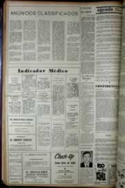 Página do jornal Correio do Ceará de maio de 1972