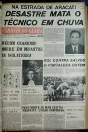 Página do jornal Correio do Ceará de maio de 1972