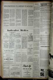 Página do jornal Correio do Ceará de maio de 1972