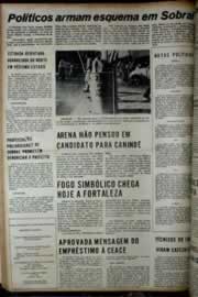 Página do jornal Correio do Ceará de maio de 1972