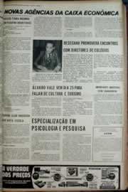Página do jornal Correio do Ceará de maio de 1972